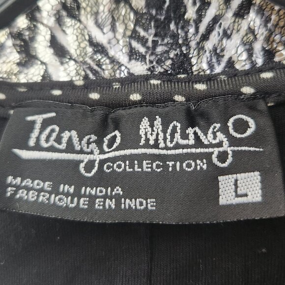 Funky - dots, stripes, multi-coloured lace, rivets Tango Mango collection Sz L - Picture 7 of 11